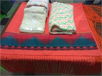 Southwestern Style Table Cloth and Baby Blankets