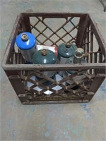 Crate of Propane Bottles