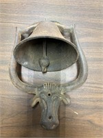 Cast Iron Bell, 6” Bell, 12” Overall Height