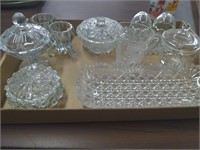 Multiple Clear Glass Pieces