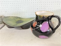 Decorative Pitcher and Candle Bowl