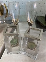 (4) Candle Holders