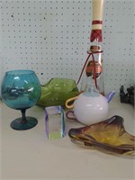 Glassware, Tea Pot, Musical Decanter