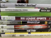 (8) XBOX 360 Games