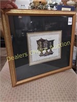 SMALL CUSTOM FRAMED URN PRINT