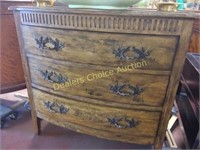 HIGH QUALITY NEW BOW FRONT CHEST SOLID WOOD