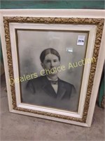 ANTIQUE PORTRAIT IN FRAME