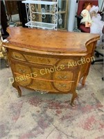FRENCH INLAID BRONZE MOUNTED CHEST