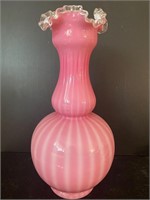 Large 15” art glass vase