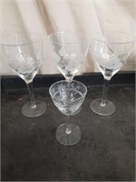 Etched glasses