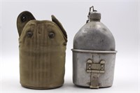 WW1 Name Military Canteen & Cover
