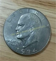 1974 Silver Dollar - D