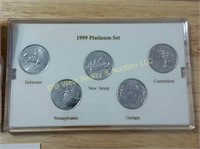 1999 Platinum State Quarter Collection
