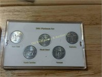 2001 Platinum State Quarter Collection