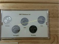 2007 Platinum State Quarter Collection