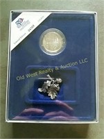 Connecticut State Coin & Figurine Set