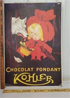 Chocolate Fondant Kohler Little Red Riding Hood
