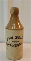 Stoneware beer bottle - John Gallen - Donegal