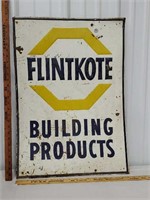 Flintkote building products tin sign