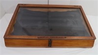 Vintage Display Case-30" x 19" x 4" to 7"H