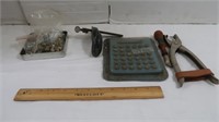 Leather Tools and Alphabet Punch set and More