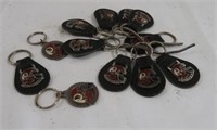 Assorted Leather Key Rings -Washington Redskins