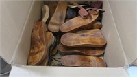 Wood Sandle Soles and Leather Uppers-Various