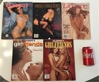 5 Magazines pour adultes, dont Playboy, en bon