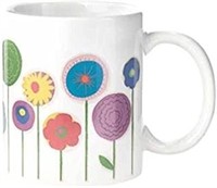 Kikkerland Flowering Morph Mug, Multicolor, Colour