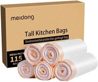 Meidong Garbage Bags 50L Bin Liners Trash Bags