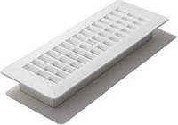 Decor Grates PL310-WH 3-Inch by 10-Inch Plastic
