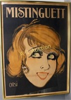Original Mistinguett French Poster