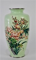 Japanese Enameled Vase by Ando Jubei