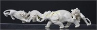 Asian Carved Pachyderm Material Figure