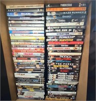 DVDS MOVIES APPROX 200 PIECES