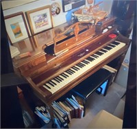 PIANO WITH BENCH 54WX24DX38H
