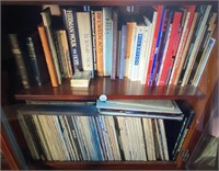 BOOKS AND COLLECTION OF AMERICAN FOLK MUSIC ETC