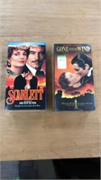Lot of VHS Tapes Gone With The Wind & Scarlett