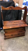 Unique Wood Bench With Drawer