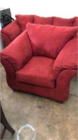 Large and Comfy Red Chair