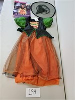 Children's Twinkle Witch Costume - Size 4-6
