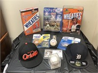Baseball Collectibles and Wheaties Boxes