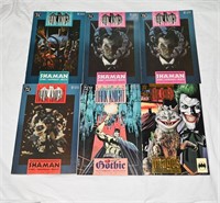 (6) COMIC BOOKS BATMAN DARK KNIGHT GOTHAM SHAMAN