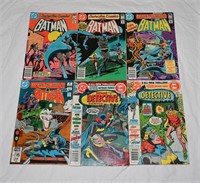 (6) COMIC BOOKS BATMAN DETECTIVE COMICS #1