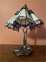 Stained Glass Lily Pad Lamp