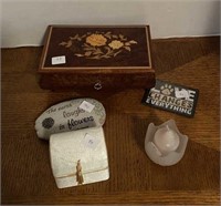 Jewelry Box & Various Decor