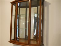 22"W Wall Mounted Display Cabinet