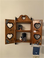 Wood Heart Shelves & Knick Knacks
