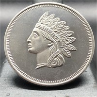 SILVER - INDIAN HEAD ONE OUNCE ROUND
