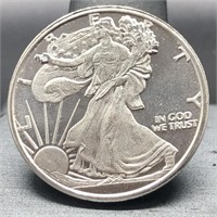 SILVER WALKING LIBERTY 1/2 OUNCE ROUND